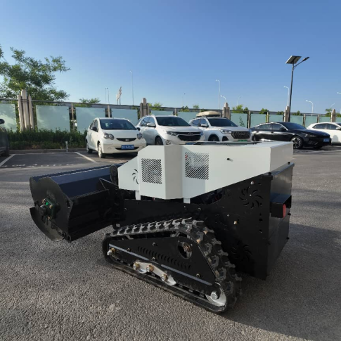 Diesel brush cutter lawn mower